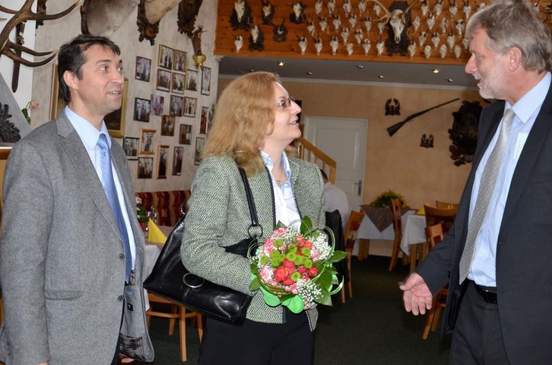 Zahraniční delegace v Hluboké n. V.