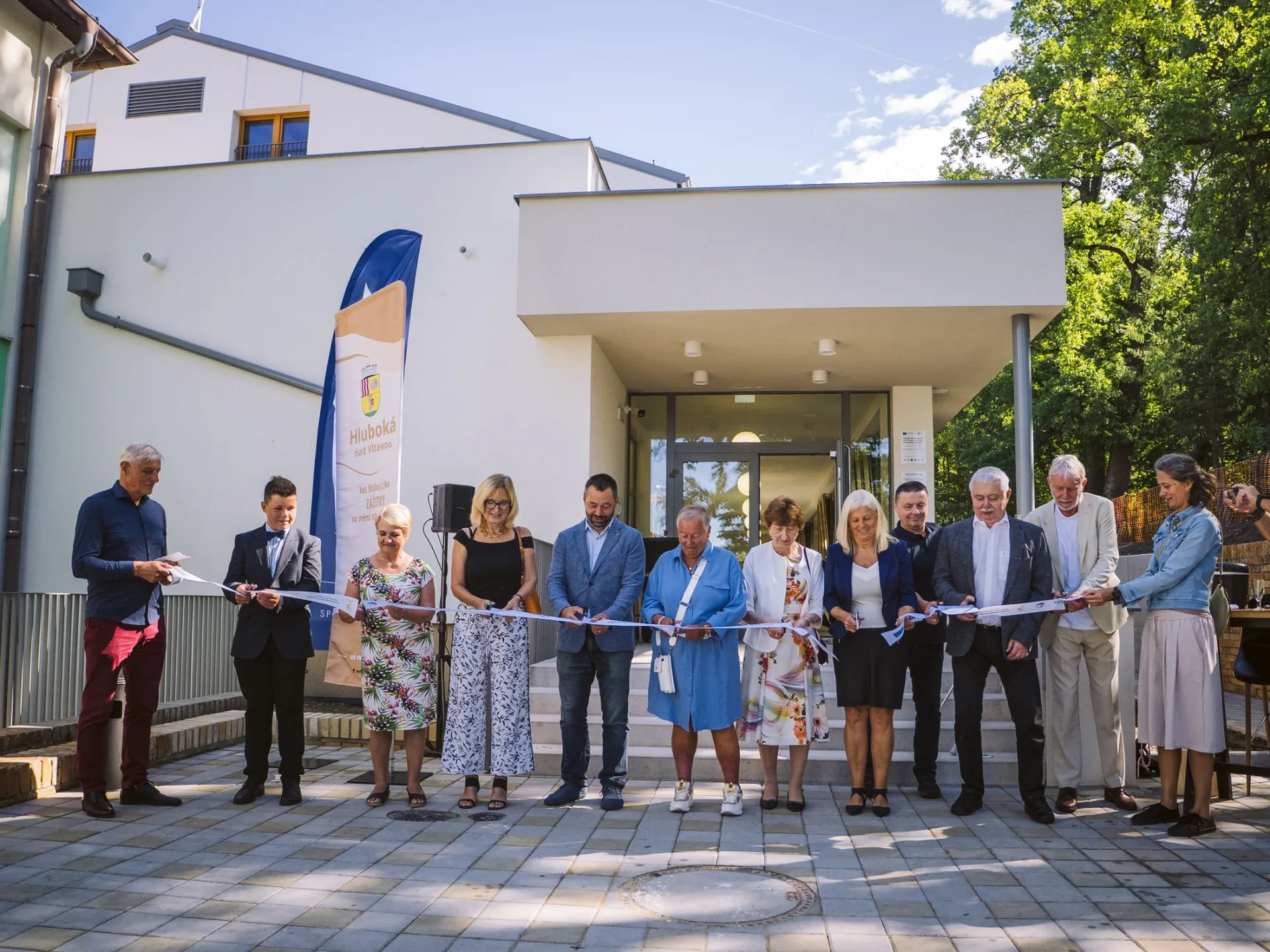 Slavnostní otevření nového pavilonu ZŠ Hluboká nad Vltavou